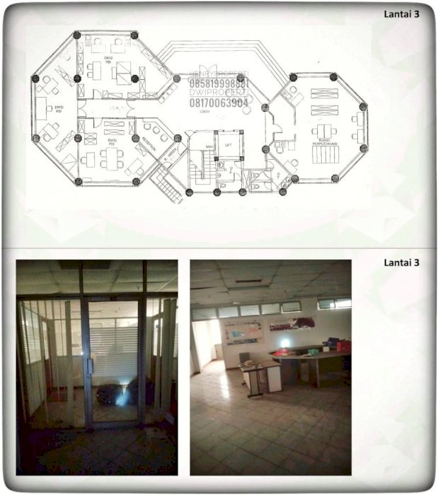 Di Jual Gedung Dibawah NJOP Jl. Buncit Raya, 6 Lantai