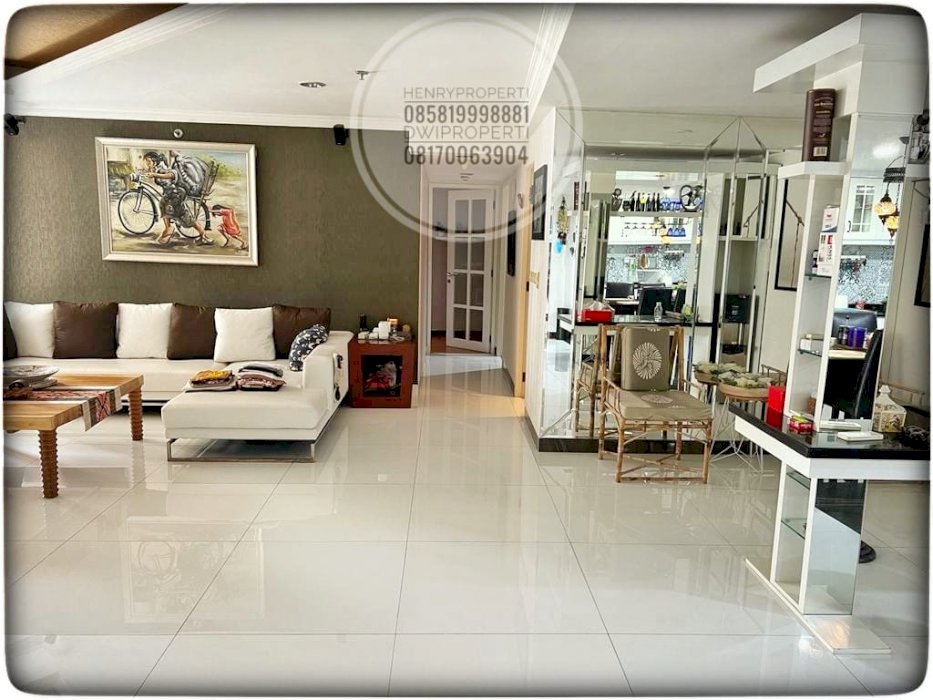 jual unit 3 kamar tidur apartemen taman anggrek condominium harga 3 M