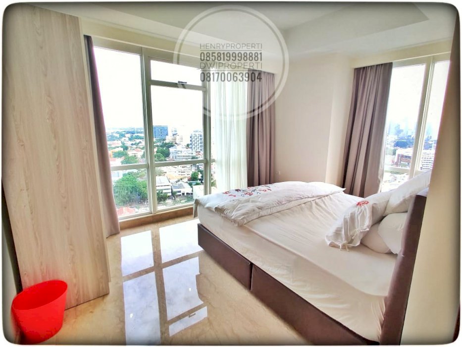 Disewa Menteng Park 3BR Private Lift Full Furnish Renov City View