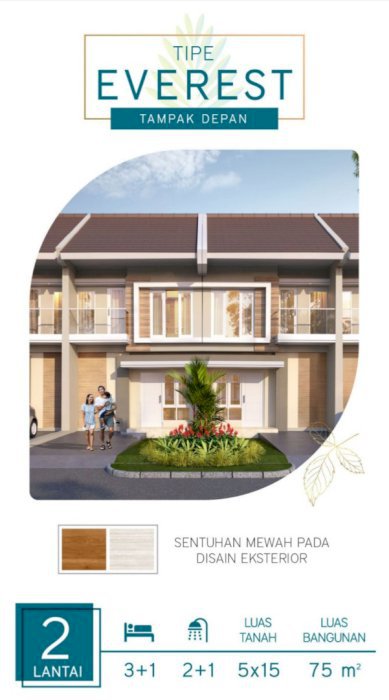 Di Jual Rumah 2 Lantai Serpong Tangerang Selatan