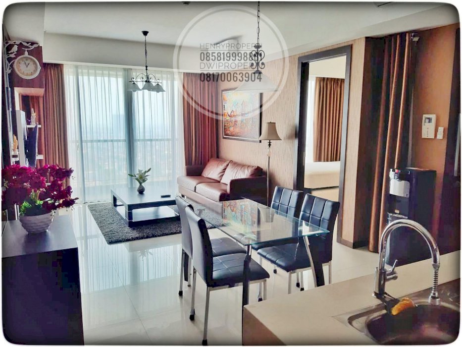 Disewa St. Moritz Unit 2+1BR Full Furnish City View Private Lift