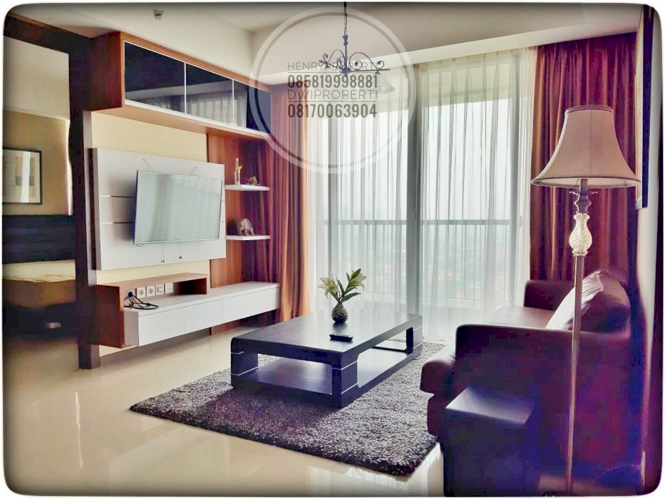 Disewa St. Moritz Unit 2+1BR Full Furnish City View Private Lift