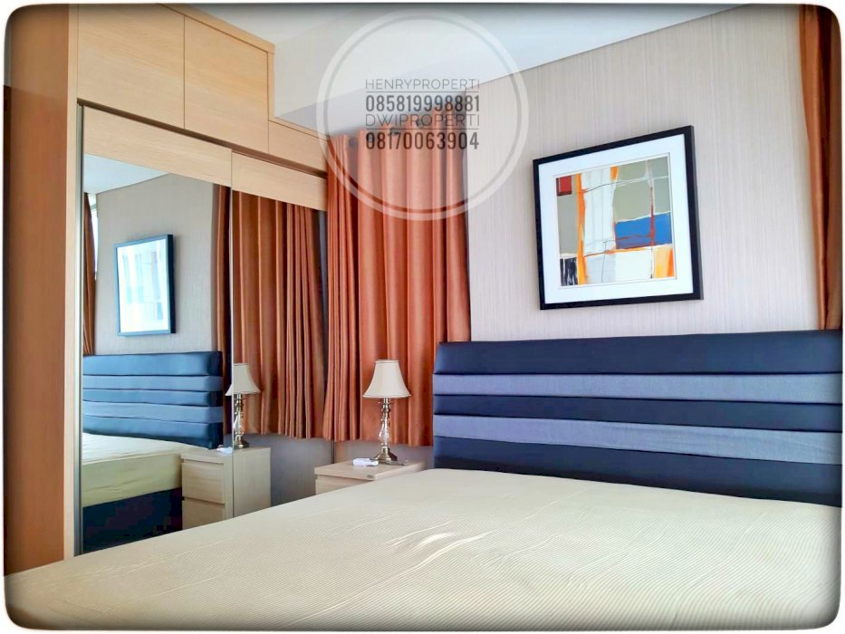 Disewa St. Moritz Unit 2+1BR Full Furnish City View Private Lift