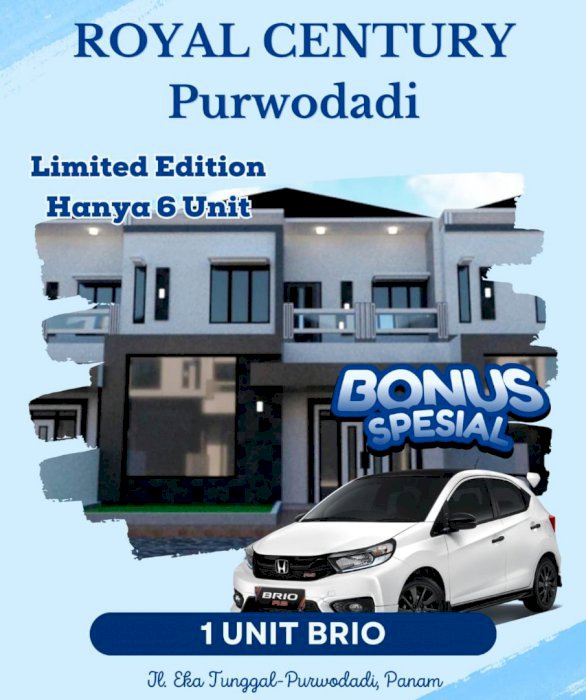Sisa 1 Unit Terakhir, Beli Rumah Gratis Mobil Honda BRIO Tanpa Di Undi