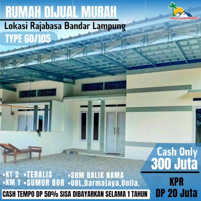 Rumah murah kota madya raja basa