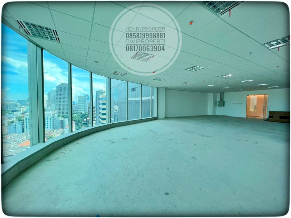 Disewa Kantor di Lippo Thamrin Jakarta Pusat Top Floor City View