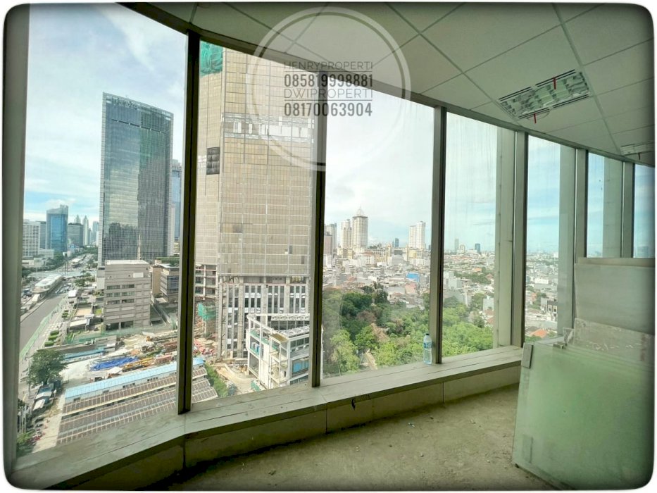 Disewa Kantor di Lippo Thamrin Jakarta Pusat Top Floor City View