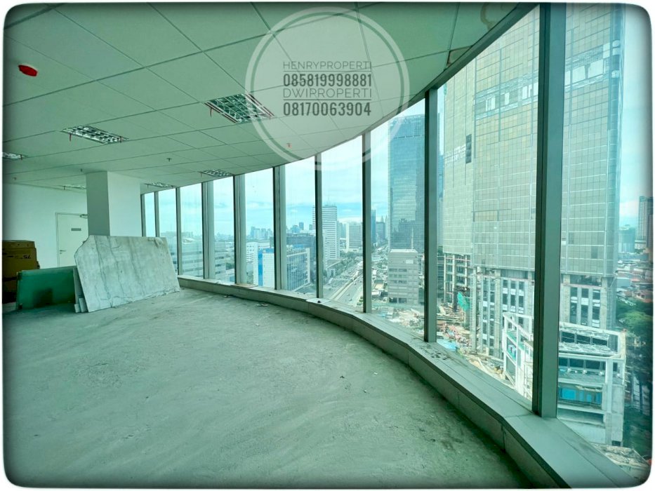 Disewa Kantor di Lippo Thamrin Jakarta Pusat Top Floor City View
