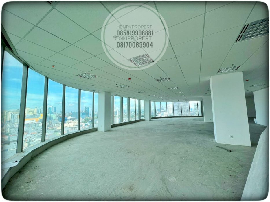 Disewa Kantor di Lippo Thamrin Jakarta Pusat Top Floor City View