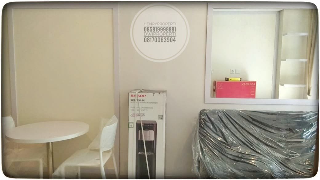 Sewa apartemen Taman anggrek Residence 1 BR lantai rendah