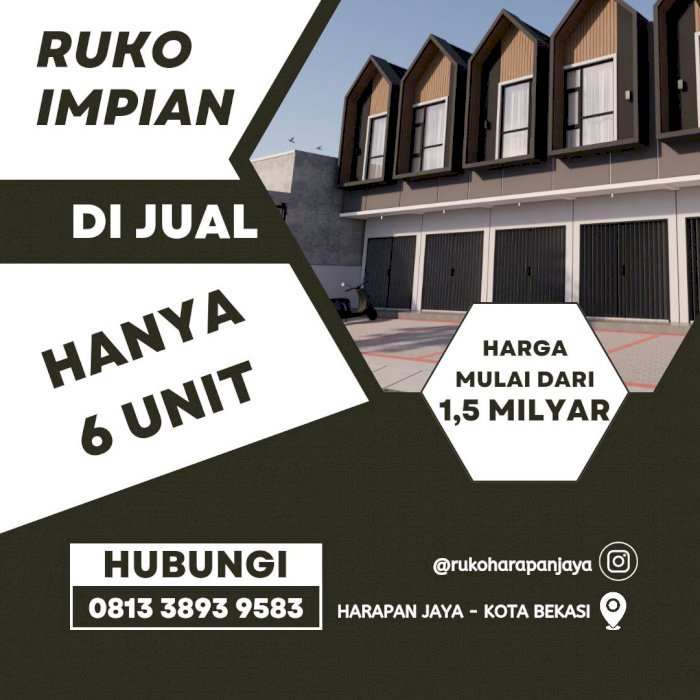 Ruko 2 lantai Harga Promo