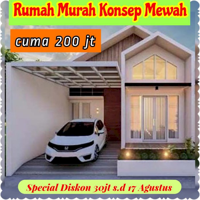 RUMAH MURAH KONSEP MEWAH