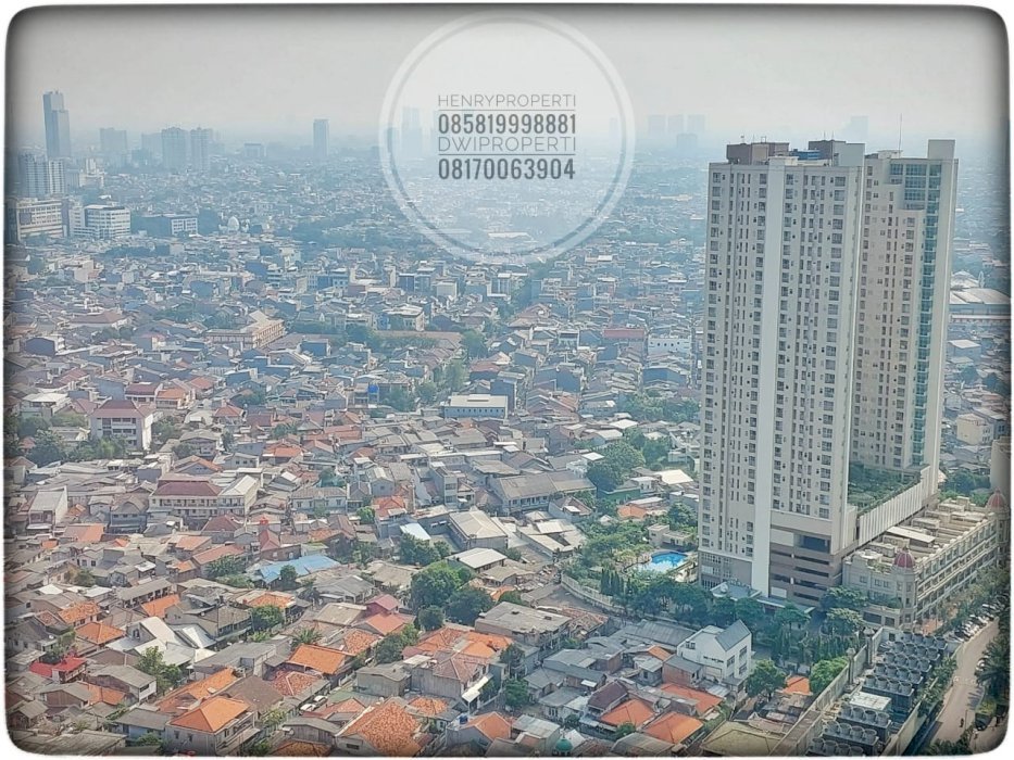 Dijual Taman Anggrek Condo Unit 2+1BR Harga Termurah City View
