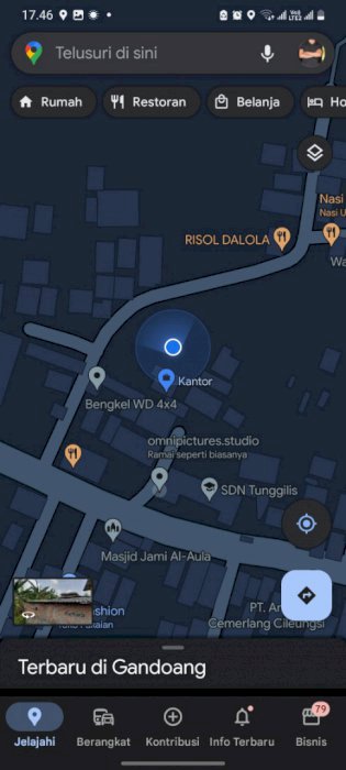 Tanah lokasi tidak jauh dari jalan utama