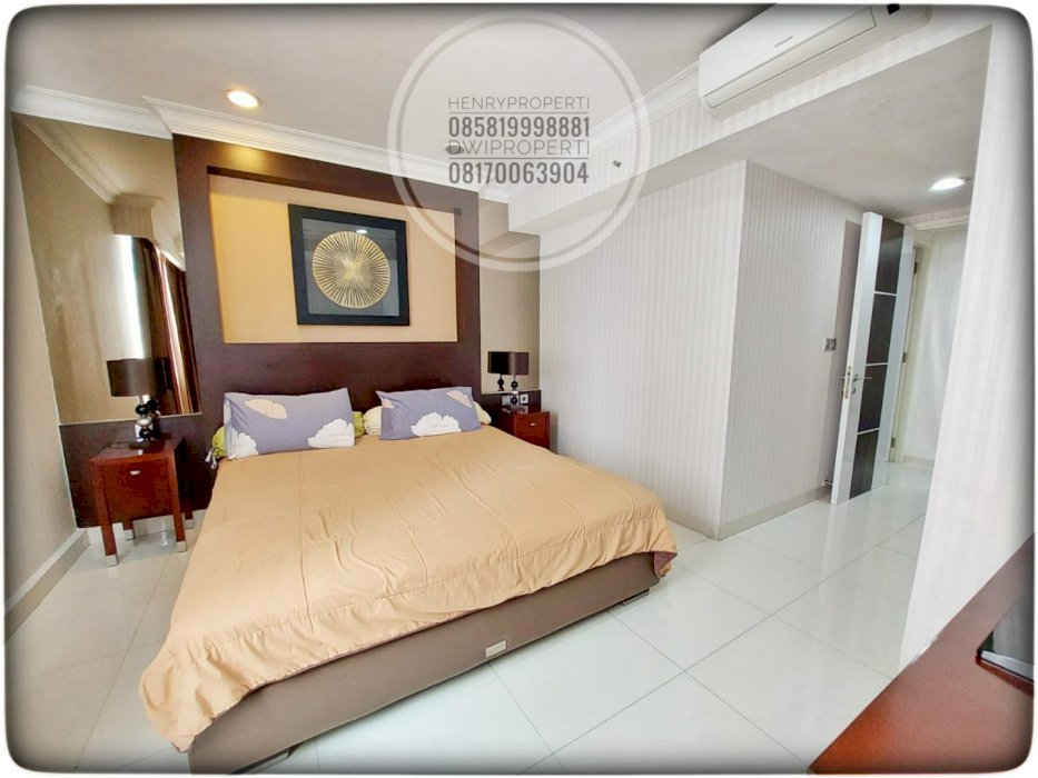 Dijual Taman Anggrek Condo Unit 2+1BR Full Renov + Furnish