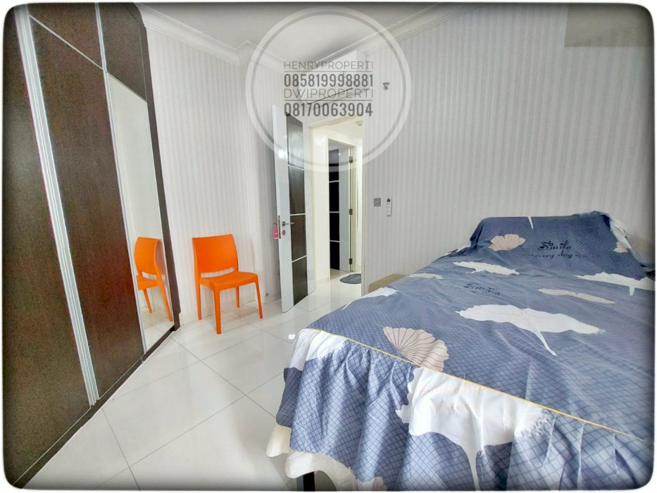 Dijual Taman Anggrek Condo Unit 2+1BR Full Renov + Furnish