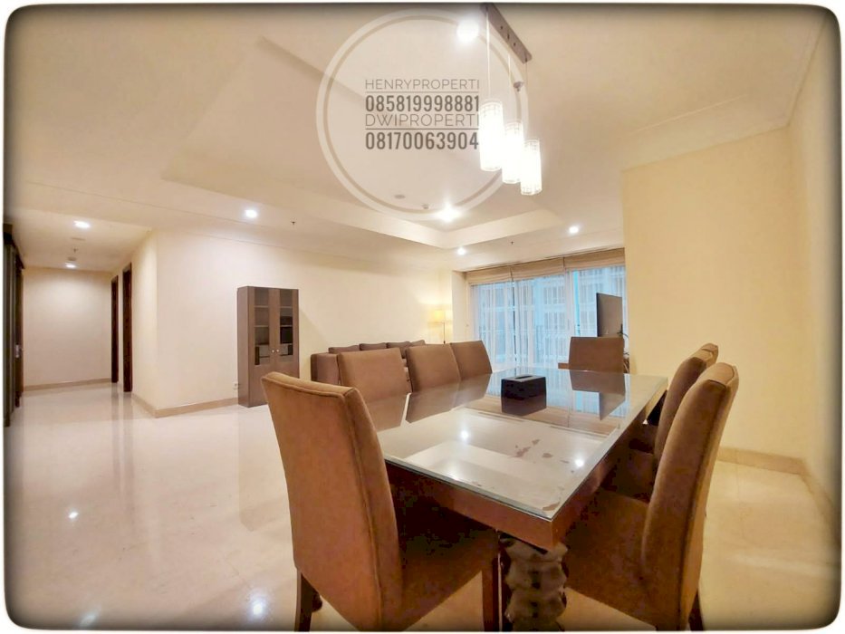 Pakubuwono Residence For Rent Best Unit 3BR + 1 Study Full Furnish