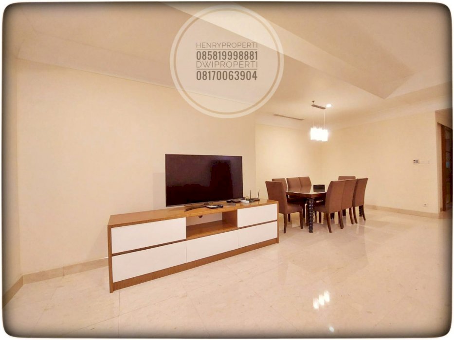 Pakubuwono Residence For Rent Best Unit 3BR + 1 Study Full Furnish