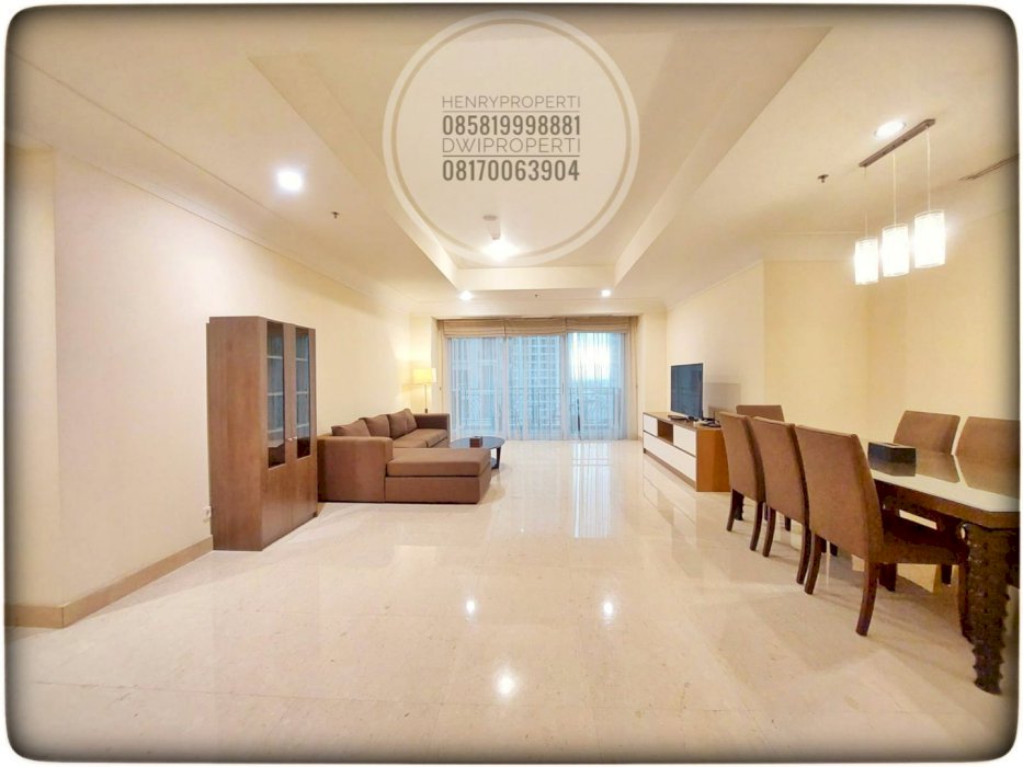 Pakubuwono Residence For Rent Best Unit 3BR + 1 Study Full Furnish