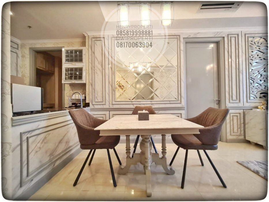 Disewa Taman Anggrek Residence Unit 2+1 BR Mid Fl Full Furnish