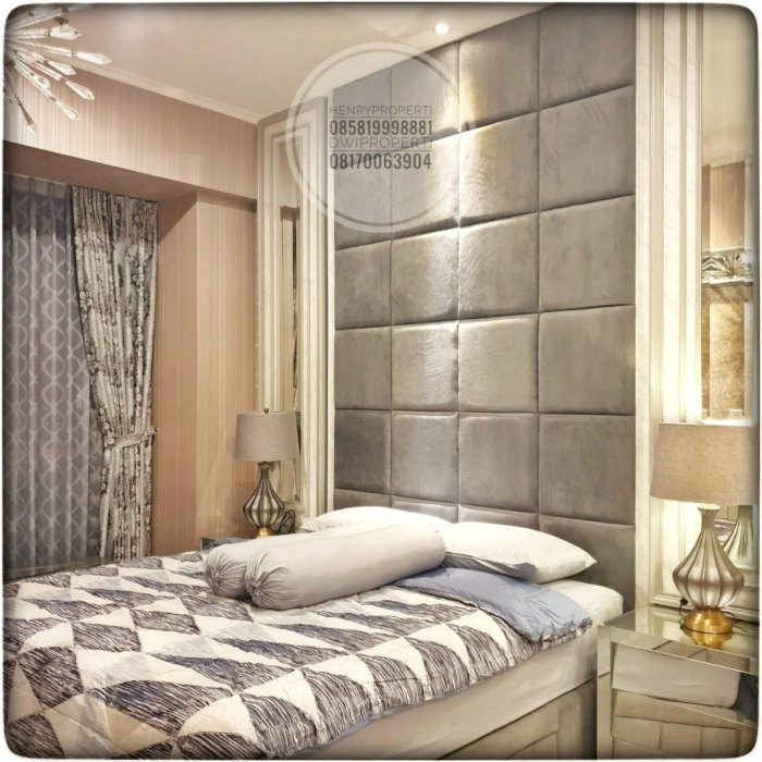 Disewa Taman Anggrek Residence Unit 2+1 BR Mid Fl Full Furnish