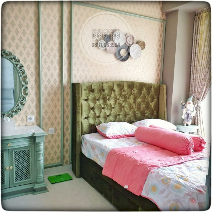 Disewa Taman Anggrek Residence Unit 2+1 BR Mid Fl Full Furnish