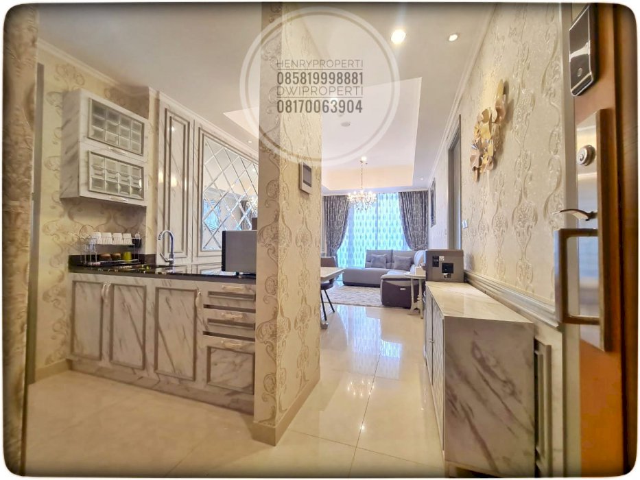 Disewa Taman Anggrek Residence Unit 2+1 BR Mid Fl Full Furnish