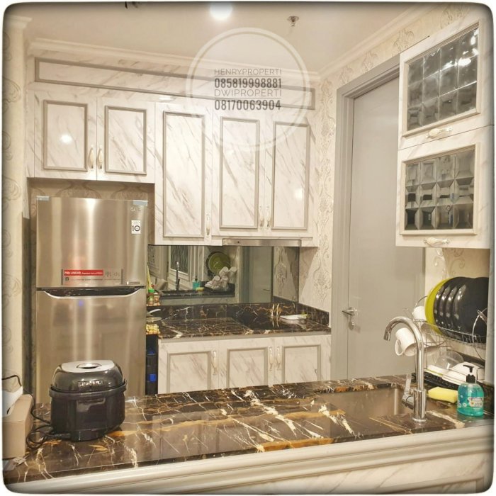 Disewa Taman Anggrek Residence Unit 2+1 BR Mid Fl Full Furnish