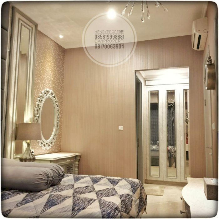 Disewa Taman Anggrek Residence Unit 2+1 BR Mid Fl Full Furnish
