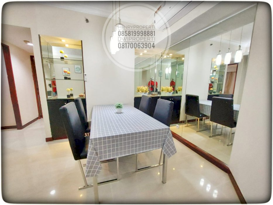 Disewa Taman Anggrek Unit 2 dan 1BR Full Furnish Renov Garden