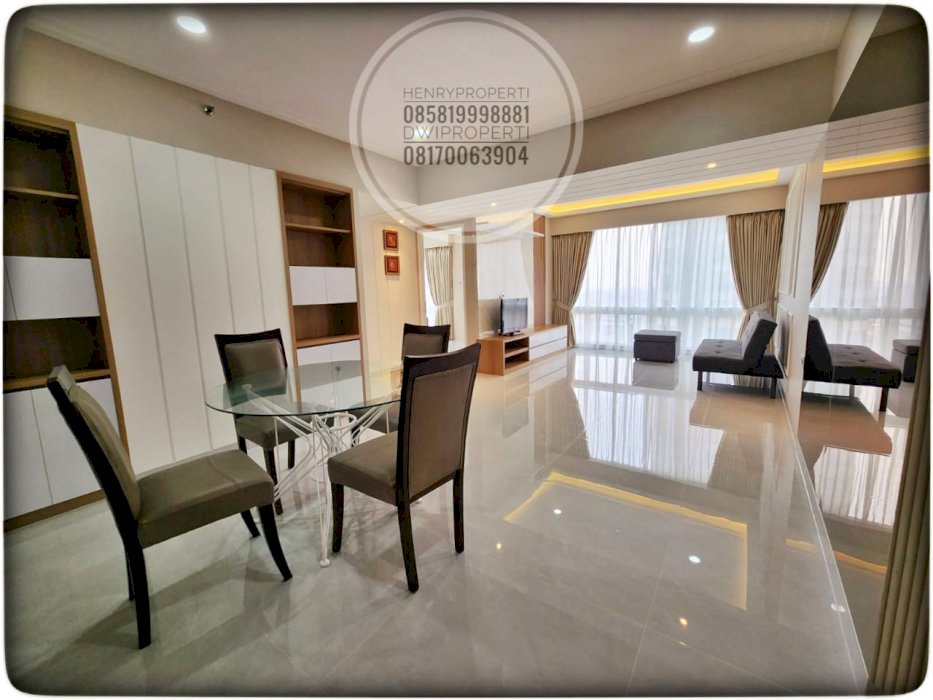 Disewa Taman Anggrek Unit 2 dan 1BR Full Furnish Renov Low Fl