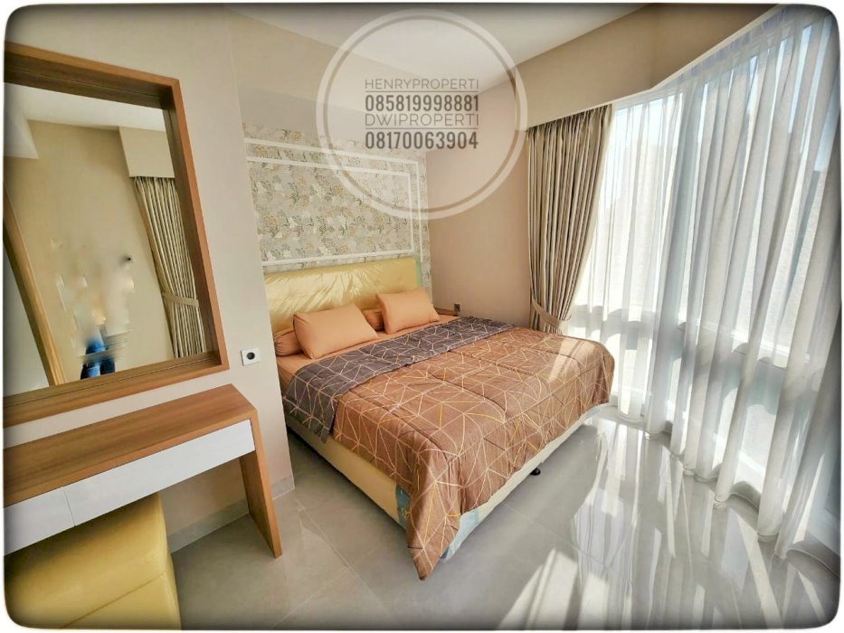 Disewa Taman Anggrek Unit 2 dan 1BR Full Furnish Renov Low Fl