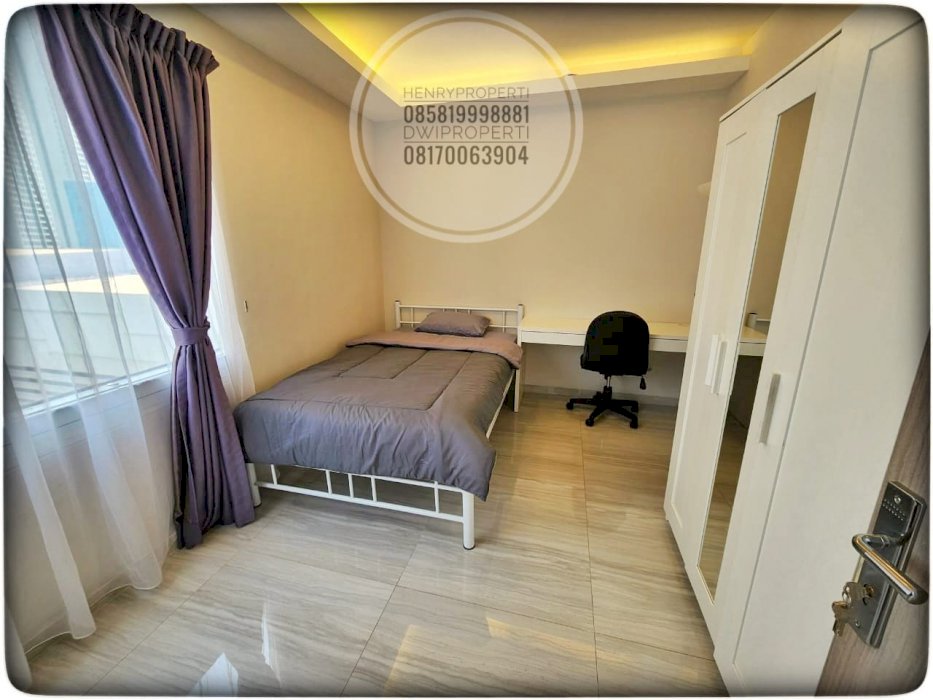 Disewa Taman Anggrek Unit 2+1BR Full Furnish Renov Mid Fl