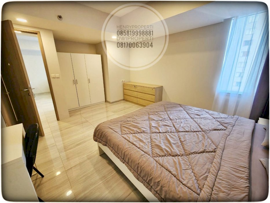 Disewa Taman Anggrek Unit 2+1BR Full Furnish Renov Mid Fl