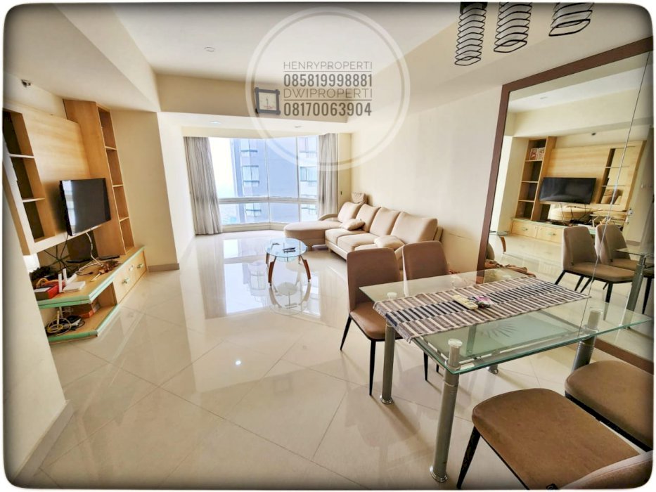 Disewa Taman Anggrek Unit 2 dan 1BR Full Furnish Renov High Fl