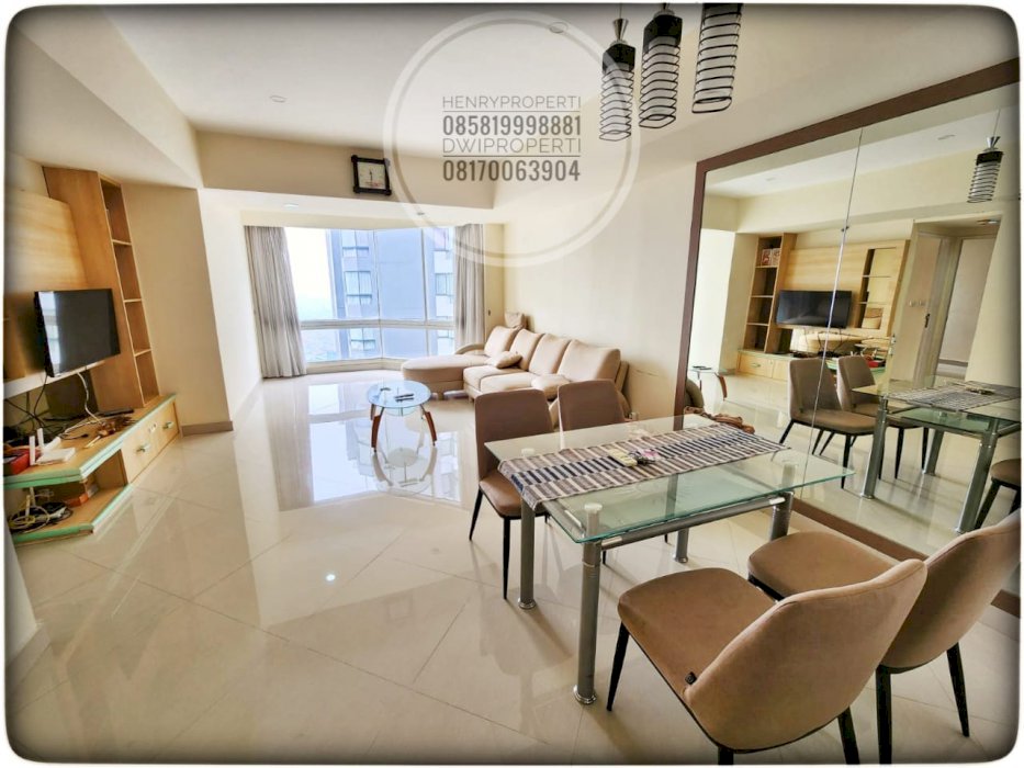 Disewa Taman Anggrek Unit 2 dan 1BR Full Furnish Renov High Fl