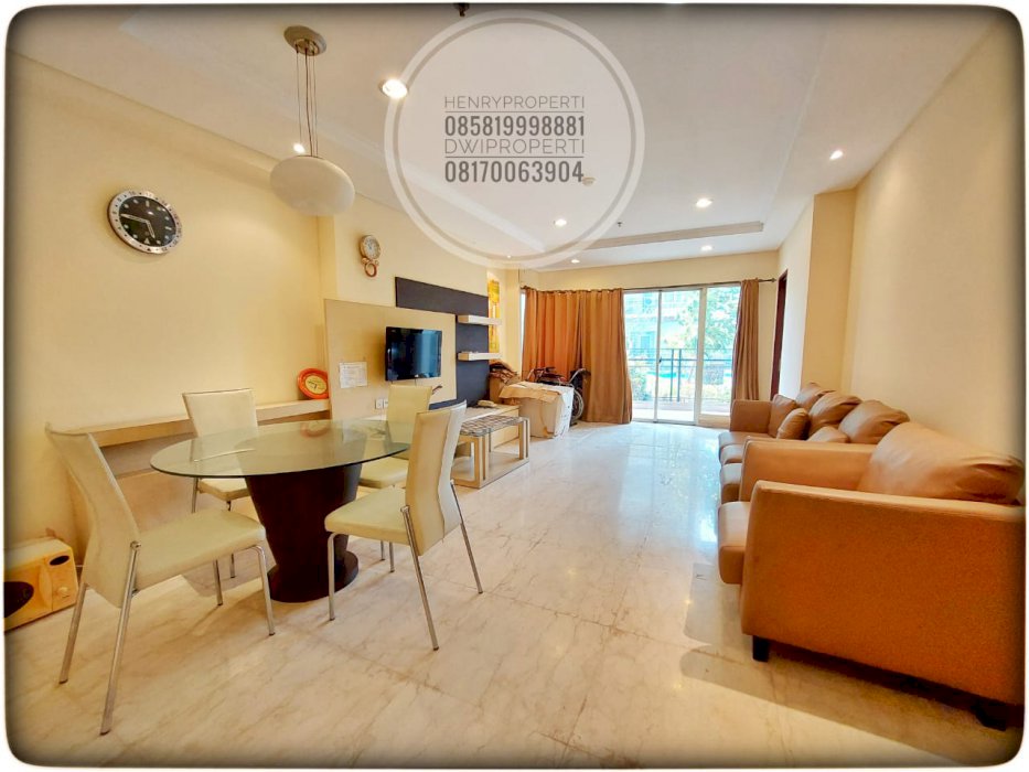 For Rent Permata Hijau Residence Special Unit 3 dan 1BR Pool View