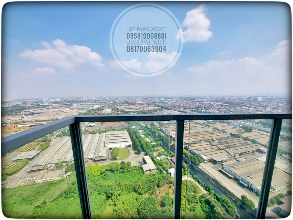 Dijual Apartement Sedayu City 3BR Best City View Semi Furnish