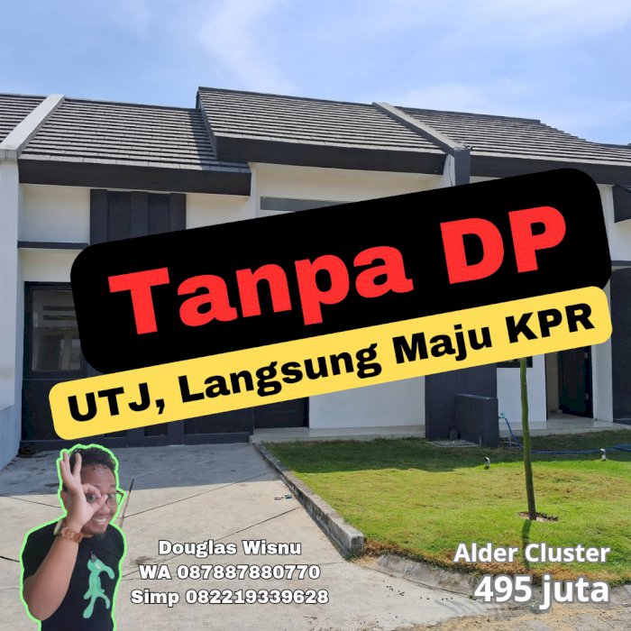 Rumah tanpa dp, Rumah murah Sidoarjo, Woodville Residence, Alder clus