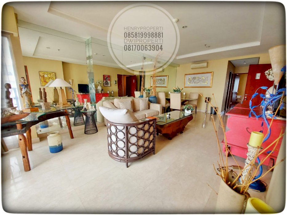 Dijual Permata Hijau Residence Unit 3+1 Mid Fl City dan Pool View