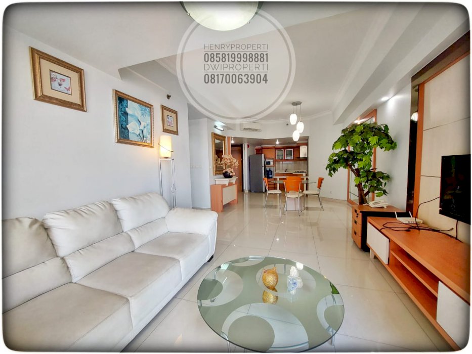 Disewa Apartement Taman Anggrek Unit 2dan1BR Full Furnish Renov Mid Fl