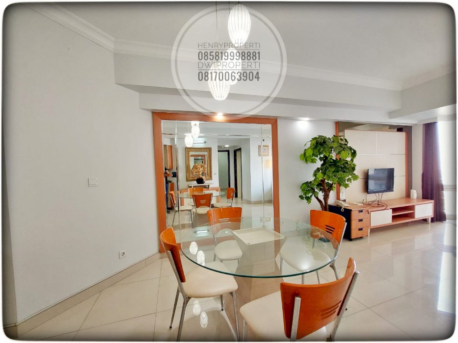Disewa Apartement Taman Anggrek Unit 2dan1BR Full Furnish Renov Mid Fl