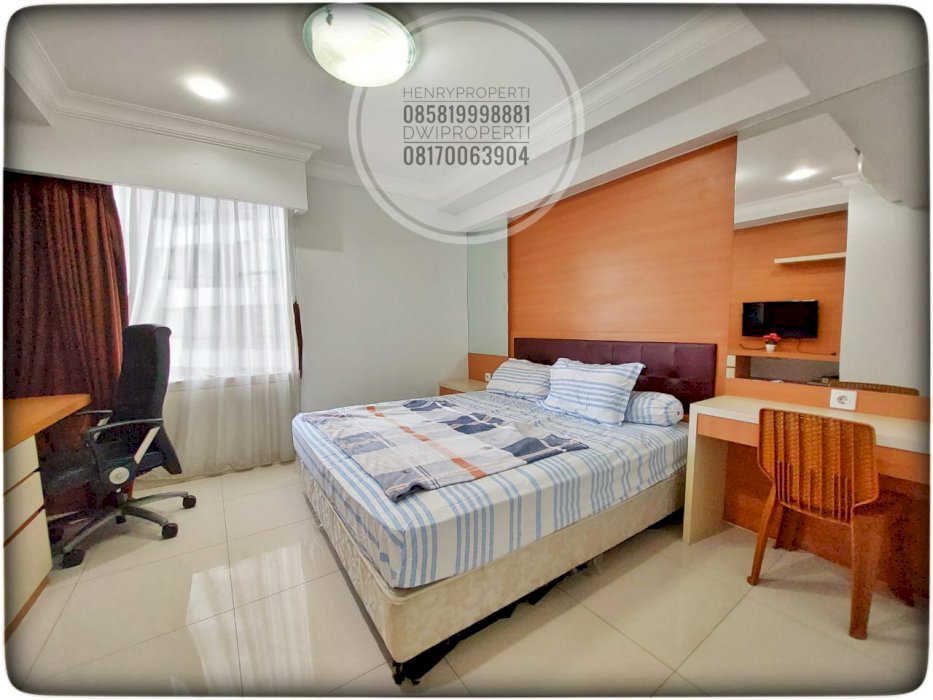 Disewa Apartement Taman Anggrek Unit 2dan1BR Full Furnish Renov Mid Fl