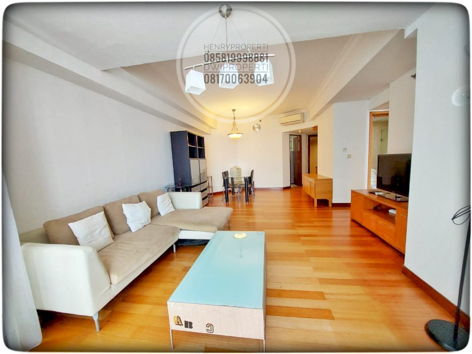 Disewa Apt Taman Anggrek Unit 2+1BR Full Furnish High Fl Renovated