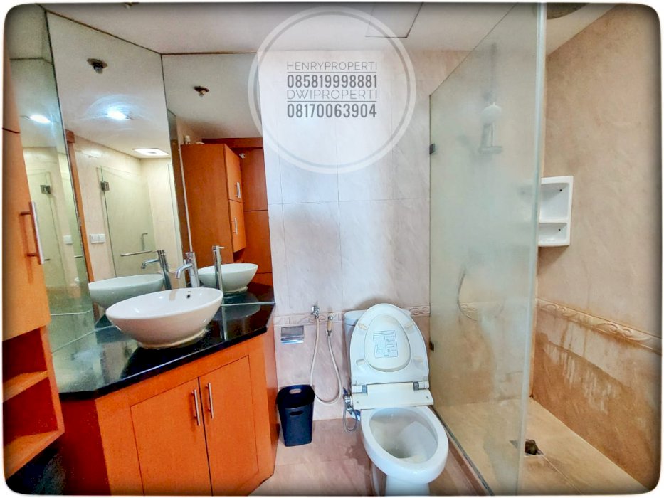 Disewa Apt Taman Anggrek Unit 2+1BR Full Furnish High Fl Renovated