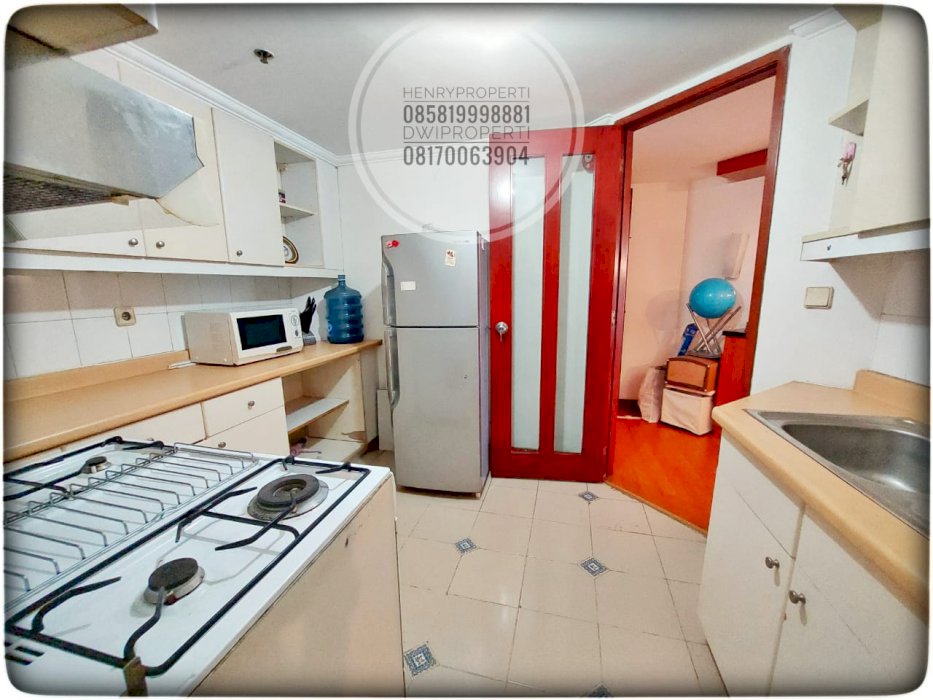 Disewa Apt Taman Anggrek Unit 2+1BR Full Furnish High Fl Renovated
