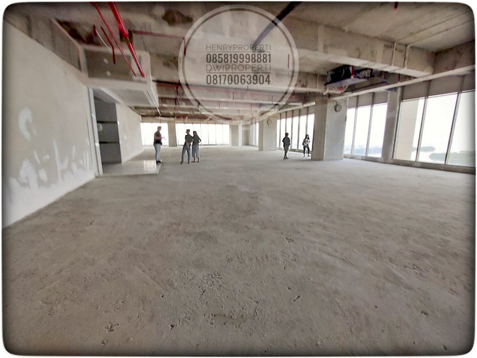Disewakan Office Space Gold Coast View Laut dan City Lantai Rendah