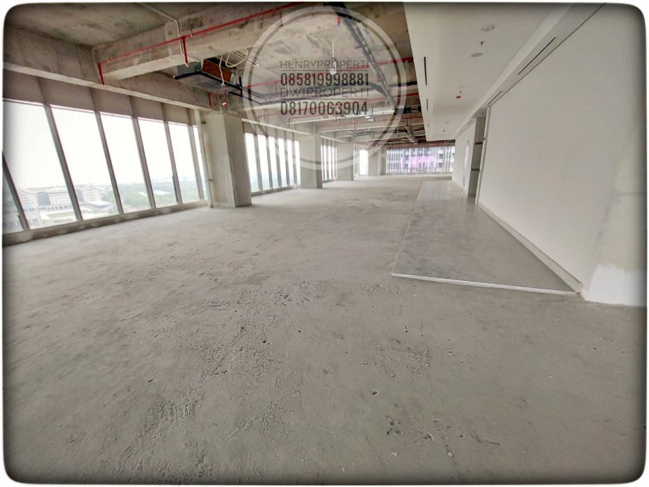 Disewakan Office Space Gold Coast View Laut dan City Lantai Rendah