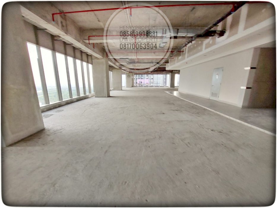 Disewakan Office Space Gold Coast View Laut dan City Lantai Rendah