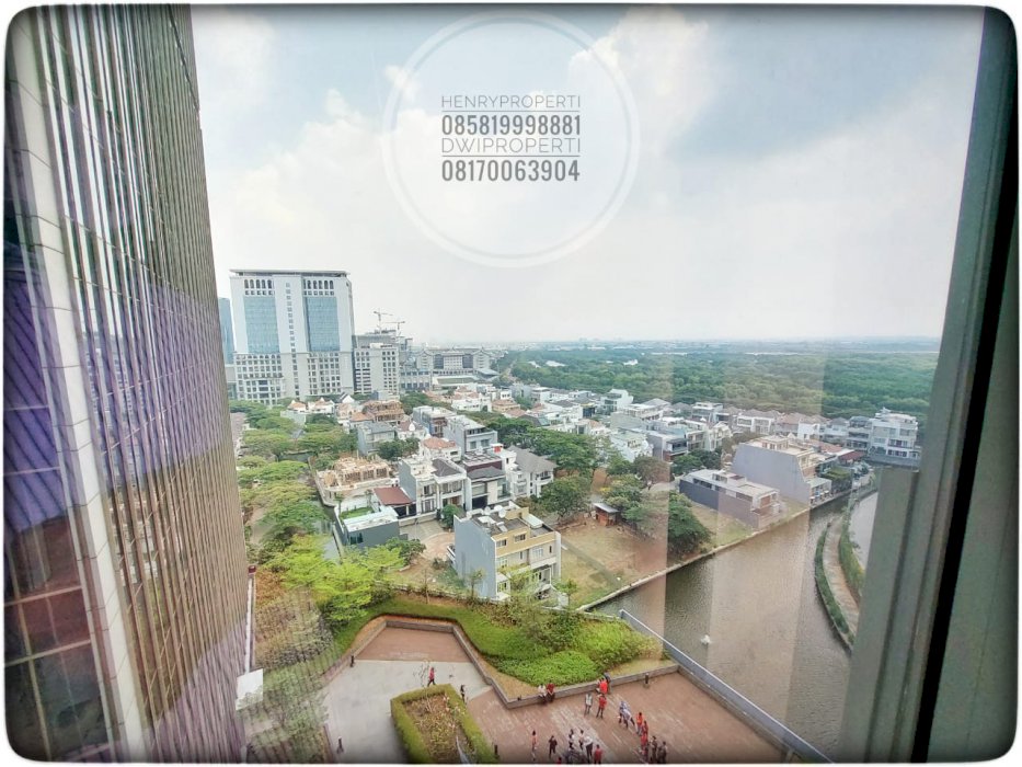 Disewakan Office Space Gold Coast View Laut dan City Lantai Rendah